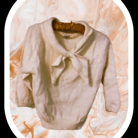 Angelon by Darlene Rabbit Fur sweater shirt - Picture 4 of 4